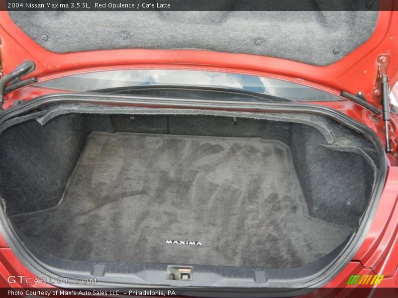 Red Opulence / Cafe Latte 2004 Nissan Maxima 3.5 SL