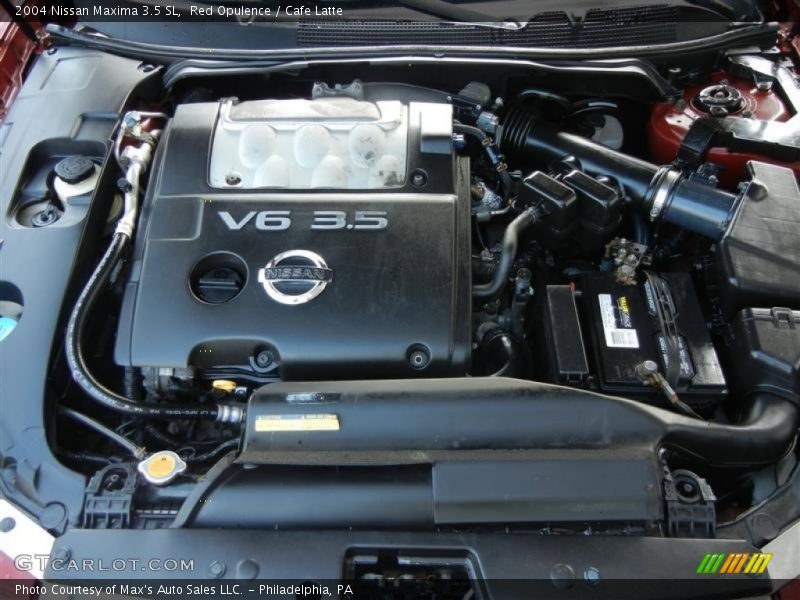 Red Opulence / Cafe Latte 2004 Nissan Maxima 3.5 SL