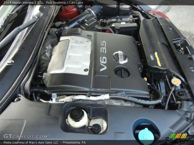Red Opulence / Cafe Latte 2004 Nissan Maxima 3.5 SL