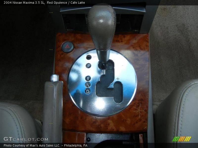 Red Opulence / Cafe Latte 2004 Nissan Maxima 3.5 SL
