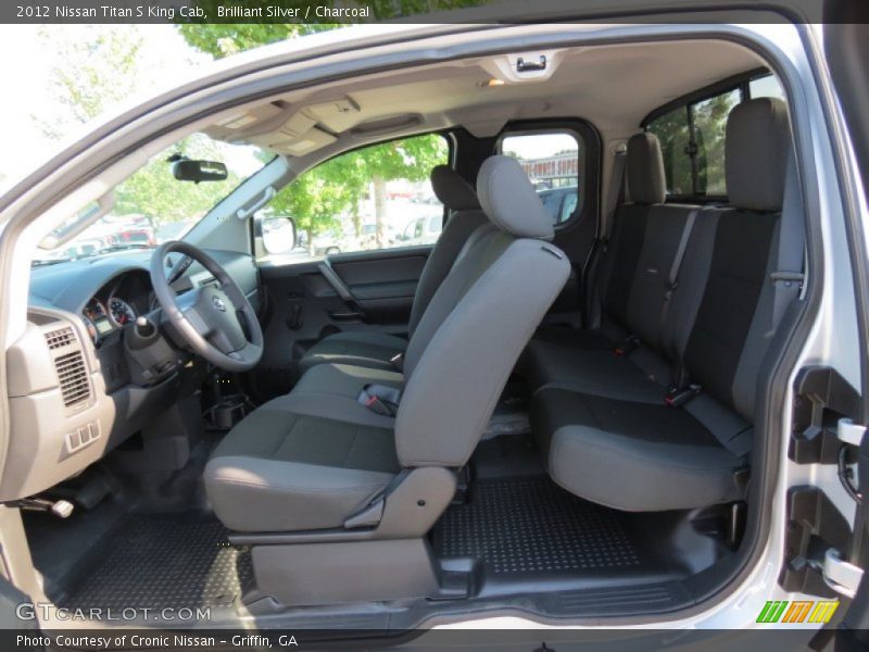 Brilliant Silver / Charcoal 2012 Nissan Titan S King Cab