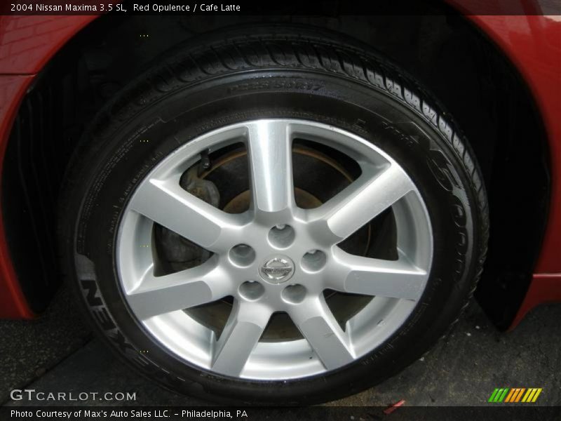 Red Opulence / Cafe Latte 2004 Nissan Maxima 3.5 SL