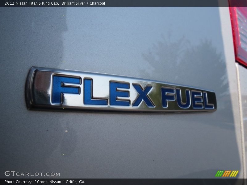 Brilliant Silver / Charcoal 2012 Nissan Titan S King Cab