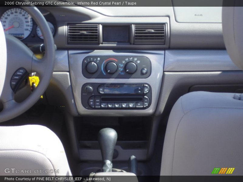 Inferno Red Crystal Pearl / Taupe 2006 Chrysler Sebring GTC Convertible