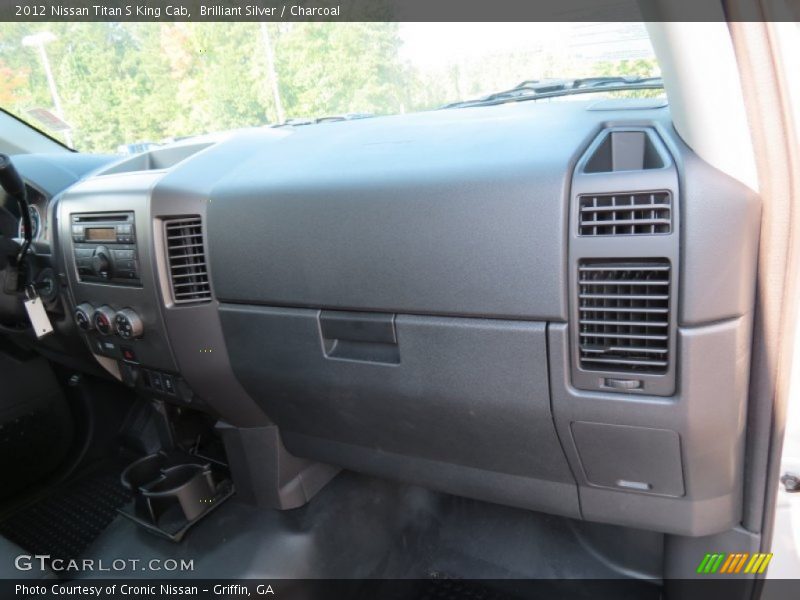 Brilliant Silver / Charcoal 2012 Nissan Titan S King Cab