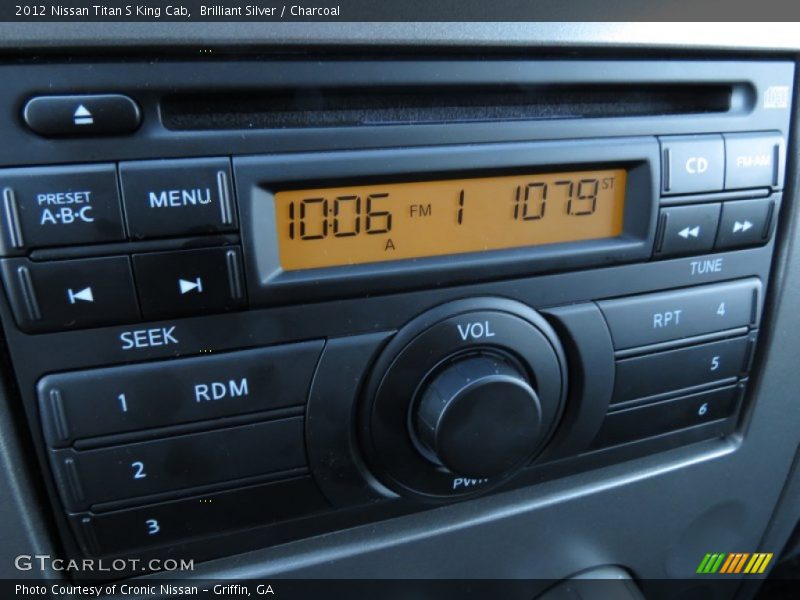 Brilliant Silver / Charcoal 2012 Nissan Titan S King Cab