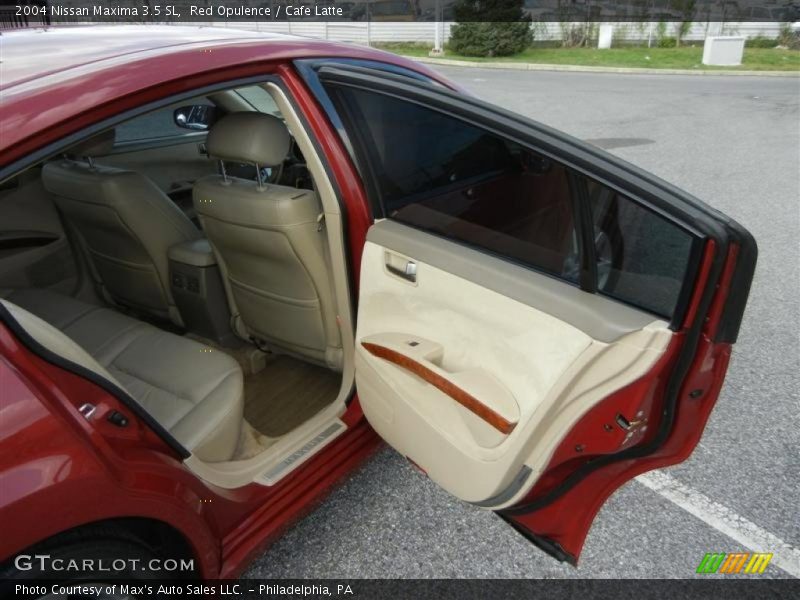Red Opulence / Cafe Latte 2004 Nissan Maxima 3.5 SL
