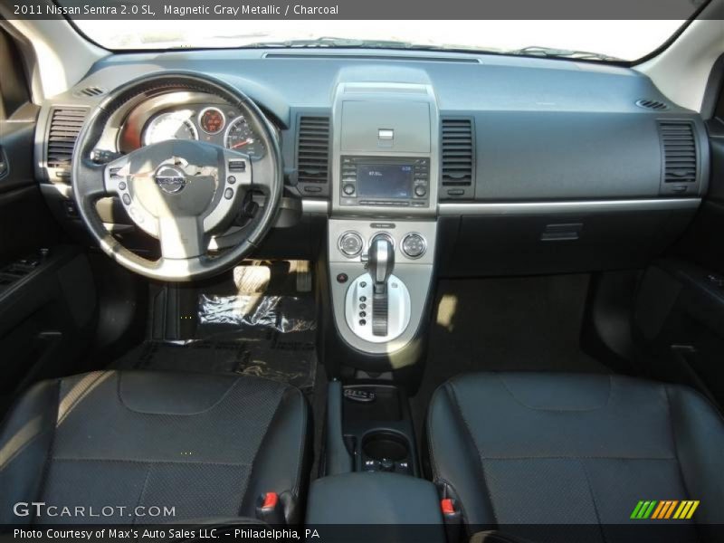 Magnetic Gray Metallic / Charcoal 2011 Nissan Sentra 2.0 SL