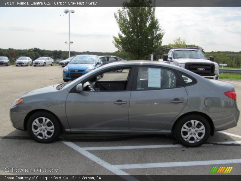 Carbon Gray Mist / Gray 2010 Hyundai Elantra GLS