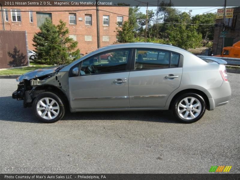 Magnetic Gray Metallic / Charcoal 2011 Nissan Sentra 2.0 SL