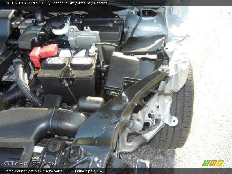 Magnetic Gray Metallic / Charcoal 2011 Nissan Sentra 2.0 SL