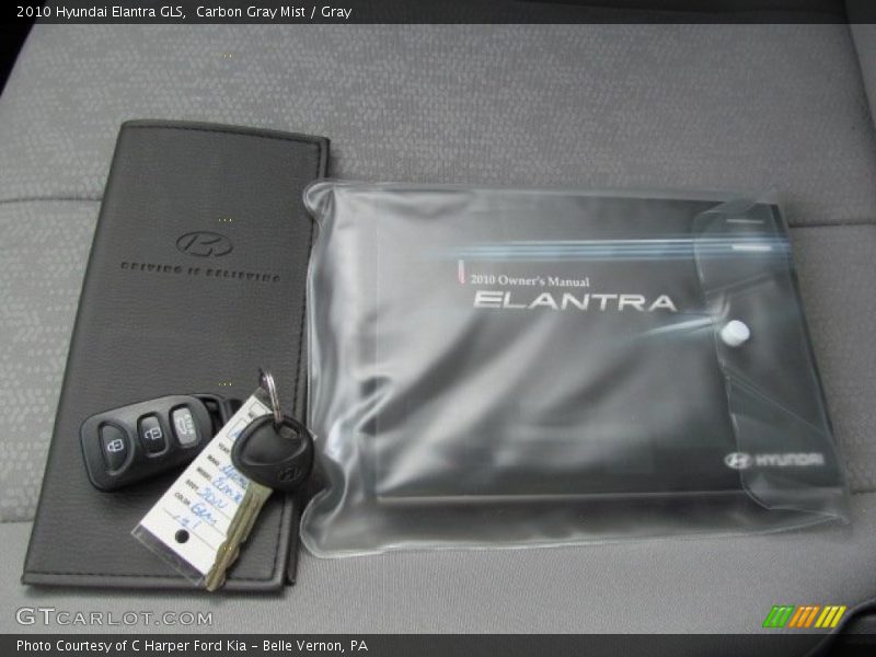 Carbon Gray Mist / Gray 2010 Hyundai Elantra GLS