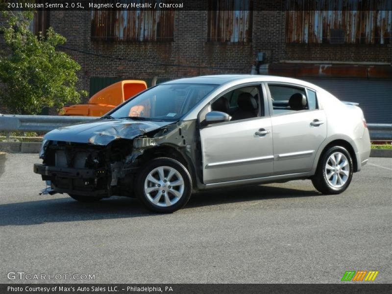 Magnetic Gray Metallic / Charcoal 2011 Nissan Sentra 2.0 SL