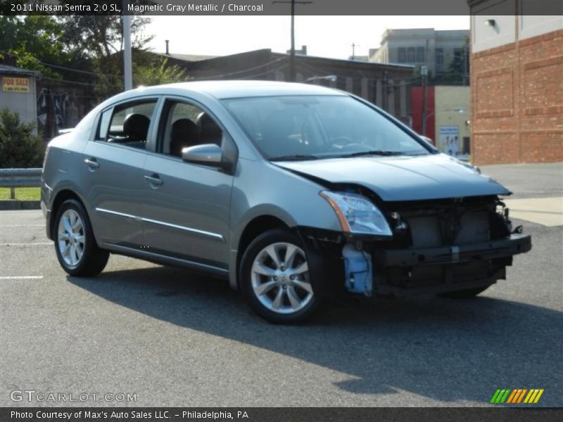 Magnetic Gray Metallic / Charcoal 2011 Nissan Sentra 2.0 SL