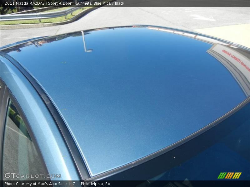 Gunmetal Blue Mica / Black 2011 Mazda MAZDA3 i Sport 4 Door