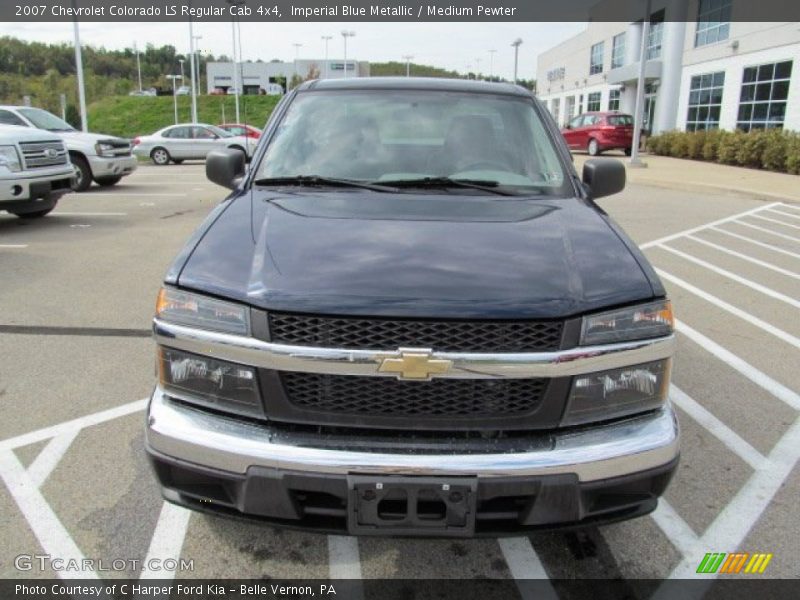 Imperial Blue Metallic / Medium Pewter 2007 Chevrolet Colorado LS Regular Cab 4x4