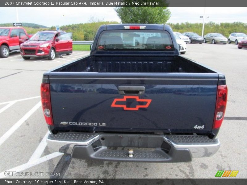 Imperial Blue Metallic / Medium Pewter 2007 Chevrolet Colorado LS Regular Cab 4x4