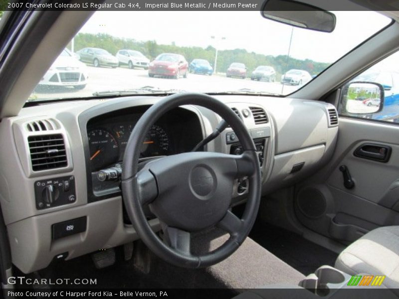 Imperial Blue Metallic / Medium Pewter 2007 Chevrolet Colorado LS Regular Cab 4x4