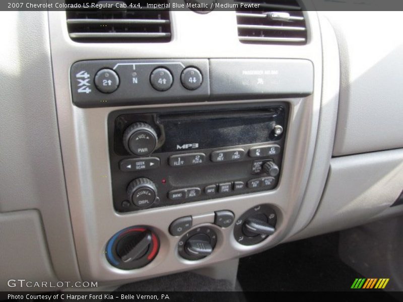 Controls of 2007 Colorado LS Regular Cab 4x4