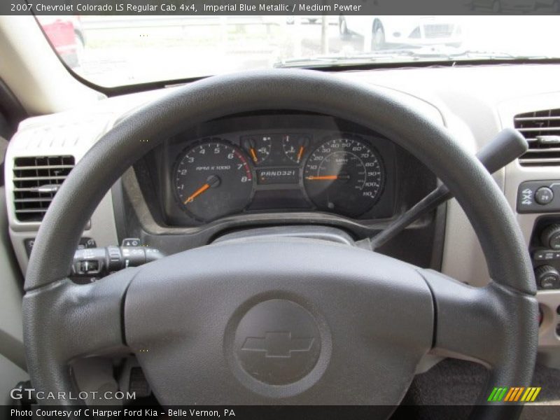 Imperial Blue Metallic / Medium Pewter 2007 Chevrolet Colorado LS Regular Cab 4x4