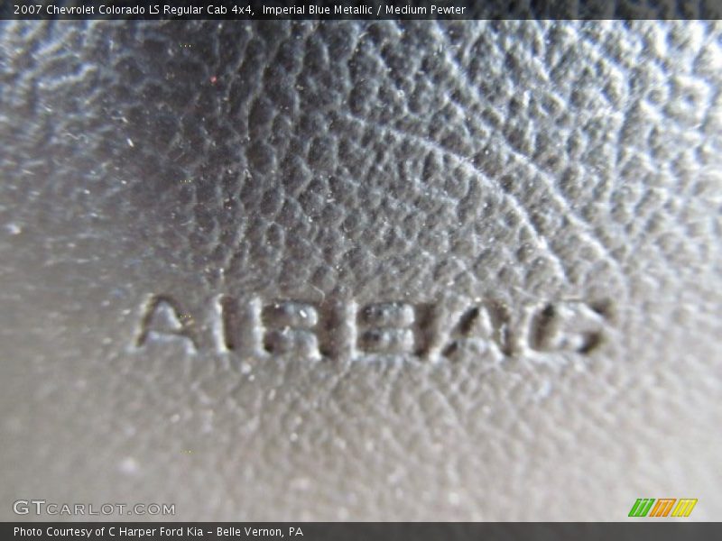 Imperial Blue Metallic / Medium Pewter 2007 Chevrolet Colorado LS Regular Cab 4x4