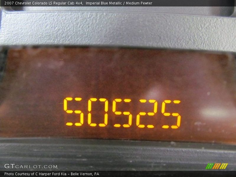Imperial Blue Metallic / Medium Pewter 2007 Chevrolet Colorado LS Regular Cab 4x4