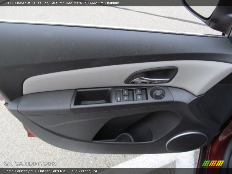 Autumn Red Metallic / Medium Titanium 2012 Chevrolet Cruze Eco