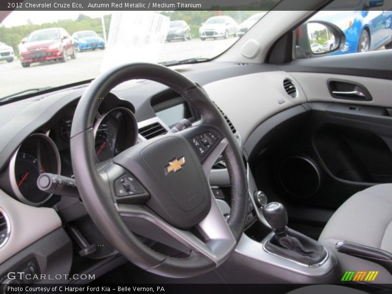 Autumn Red Metallic / Medium Titanium 2012 Chevrolet Cruze Eco