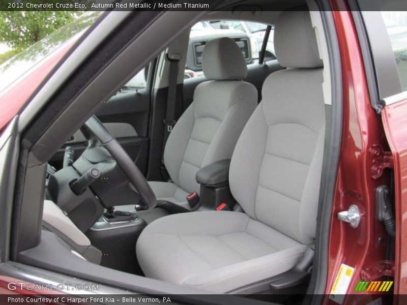 Autumn Red Metallic / Medium Titanium 2012 Chevrolet Cruze Eco