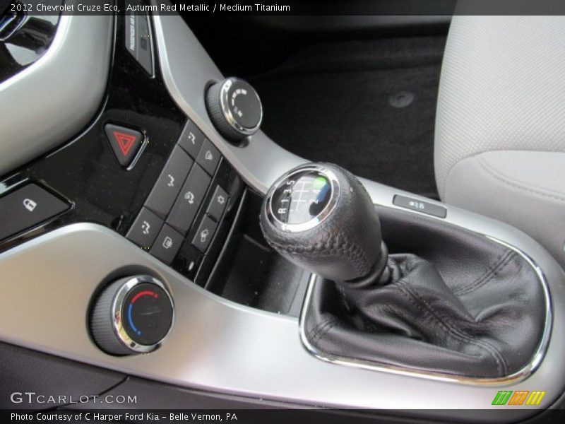 Autumn Red Metallic / Medium Titanium 2012 Chevrolet Cruze Eco
