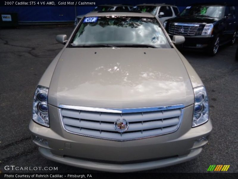 Gold Mist / Cashmere 2007 Cadillac STS 4 V6 AWD