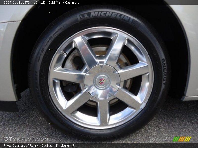 Gold Mist / Cashmere 2007 Cadillac STS 4 V6 AWD