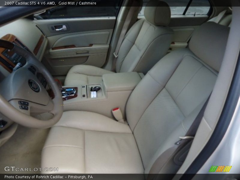 Gold Mist / Cashmere 2007 Cadillac STS 4 V6 AWD