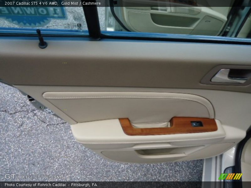 Gold Mist / Cashmere 2007 Cadillac STS 4 V6 AWD