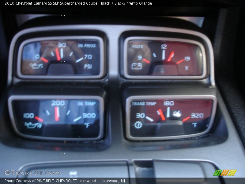 Black / Black/Inferno Orange 2010 Chevrolet Camaro SS SLP Supercharged Coupe