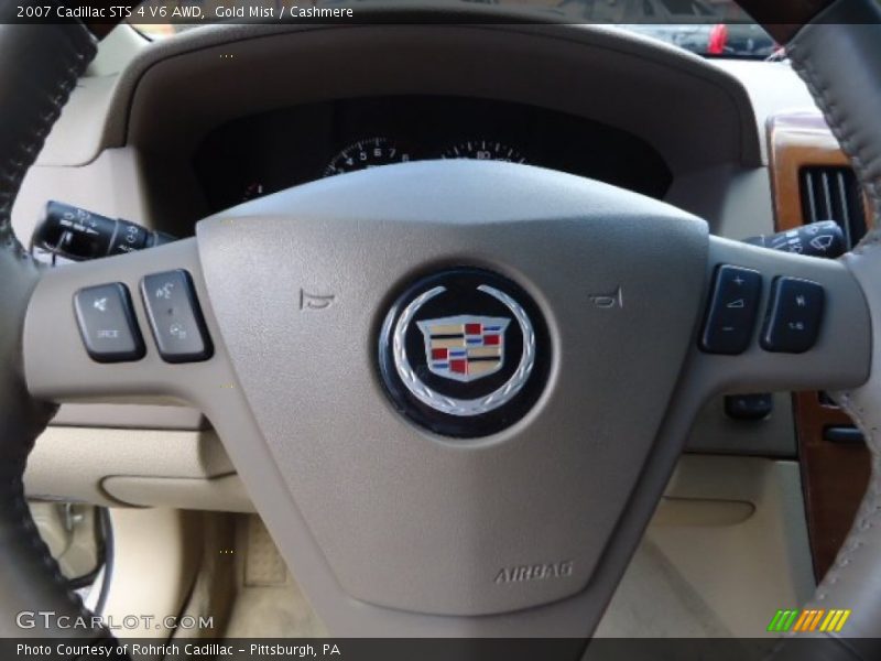 Gold Mist / Cashmere 2007 Cadillac STS 4 V6 AWD