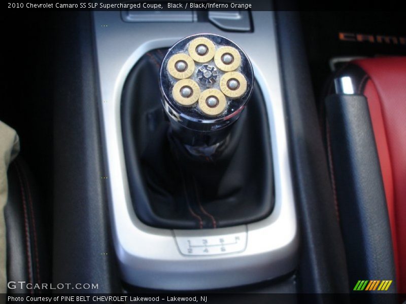 Black / Black/Inferno Orange 2010 Chevrolet Camaro SS SLP Supercharged Coupe
