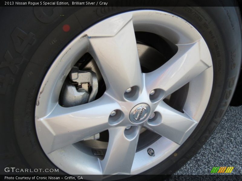Brilliant Silver / Gray 2013 Nissan Rogue S Special Edition