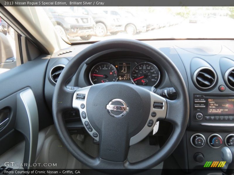 Brilliant Silver / Gray 2013 Nissan Rogue S Special Edition