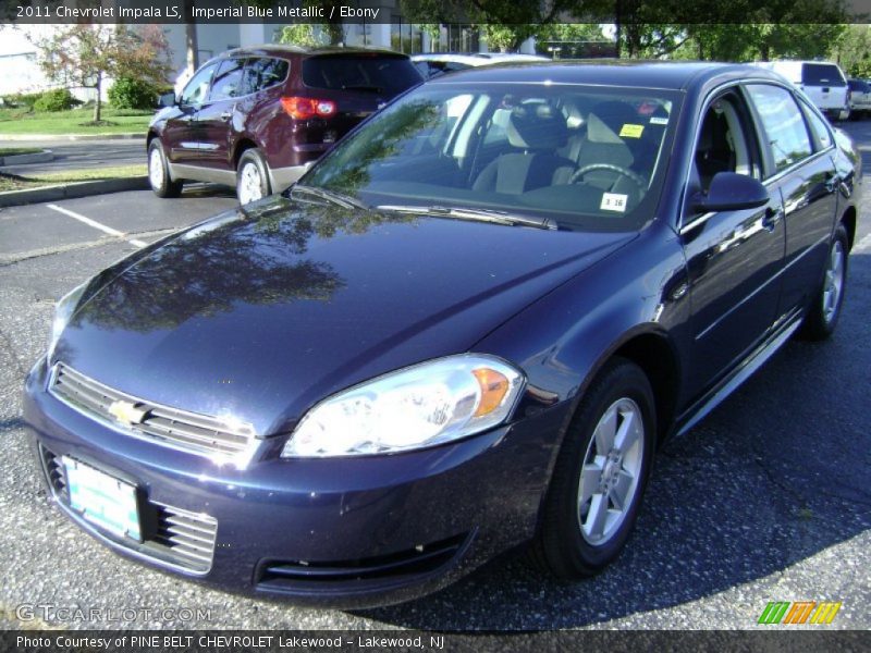 Imperial Blue Metallic / Ebony 2011 Chevrolet Impala LS