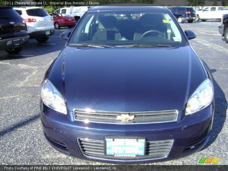 Imperial Blue Metallic / Ebony 2011 Chevrolet Impala LS