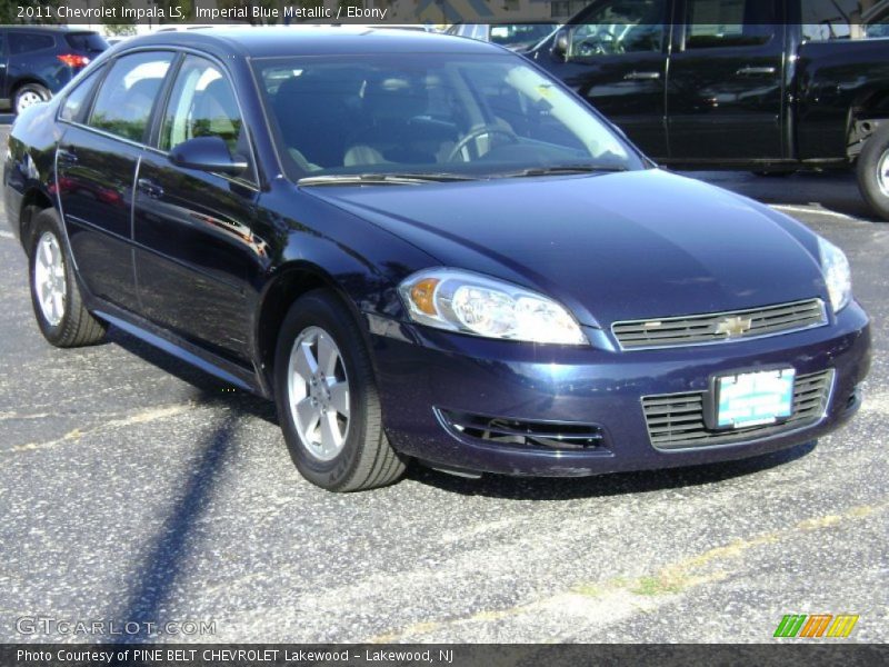 Imperial Blue Metallic / Ebony 2011 Chevrolet Impala LS