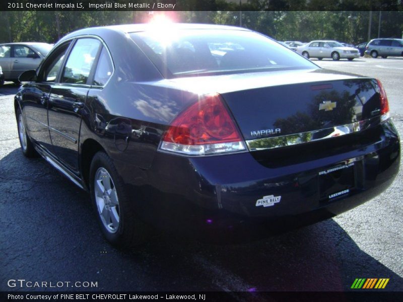 Imperial Blue Metallic / Ebony 2011 Chevrolet Impala LS