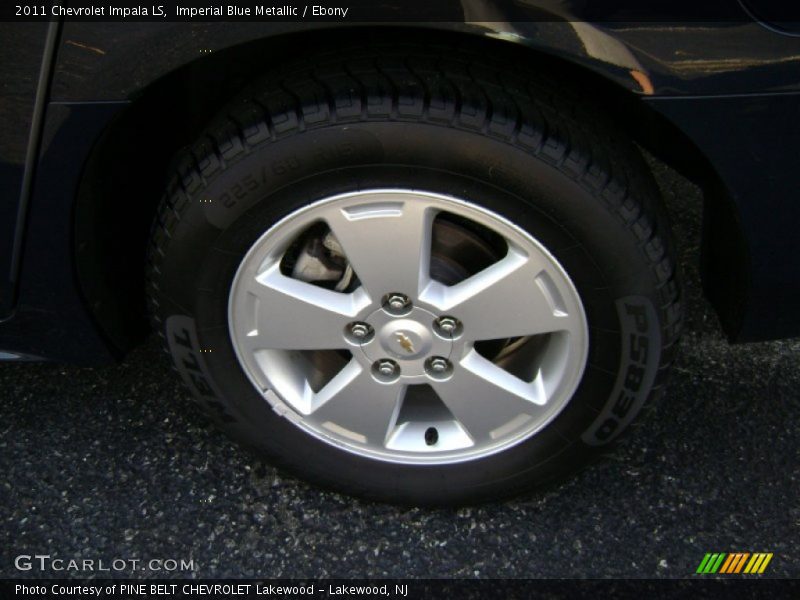 Imperial Blue Metallic / Ebony 2011 Chevrolet Impala LS