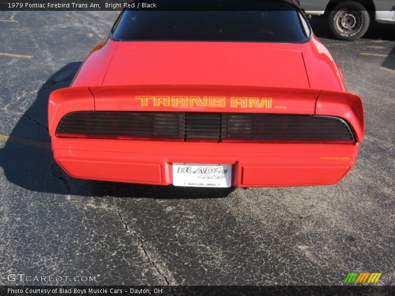 Bright Red / Black 1979 Pontiac Firebird Trans Am