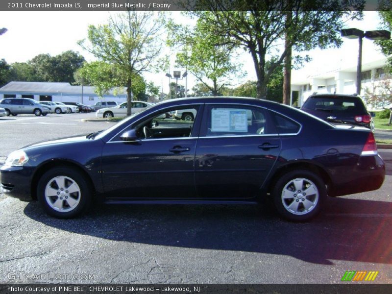 Imperial Blue Metallic / Ebony 2011 Chevrolet Impala LS
