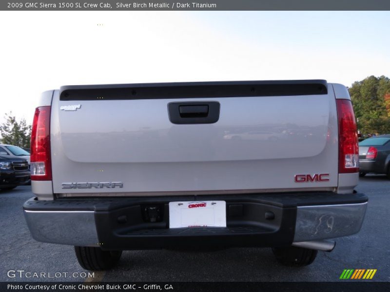 Silver Birch Metallic / Dark Titanium 2009 GMC Sierra 1500 SL Crew Cab