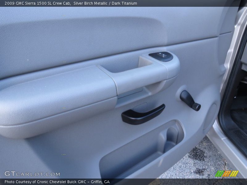 Silver Birch Metallic / Dark Titanium 2009 GMC Sierra 1500 SL Crew Cab