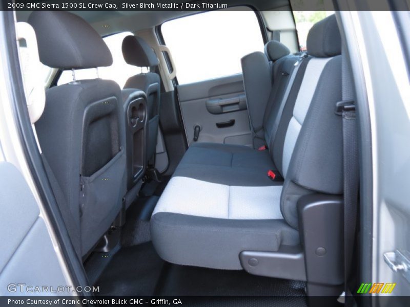 Silver Birch Metallic / Dark Titanium 2009 GMC Sierra 1500 SL Crew Cab