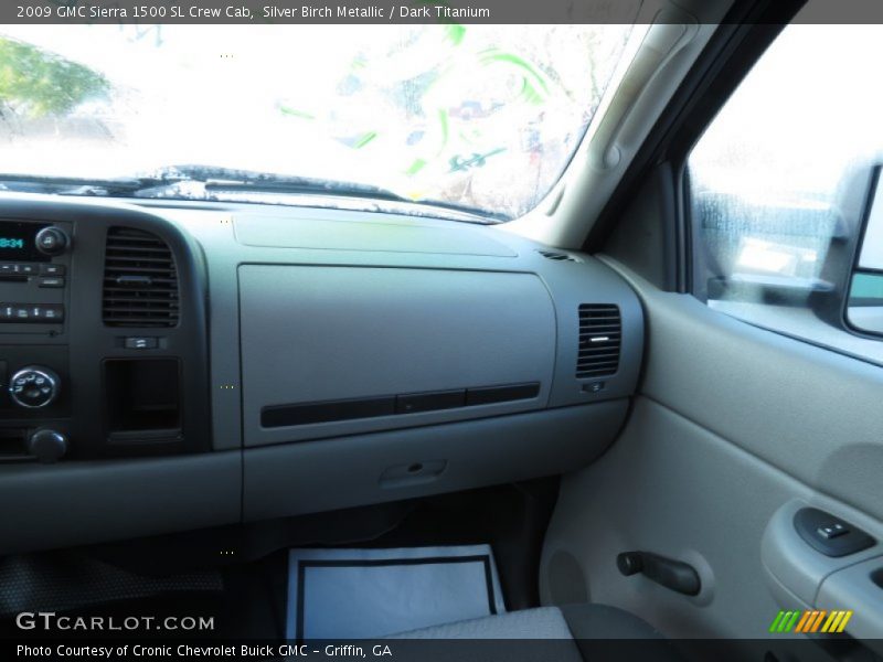 Silver Birch Metallic / Dark Titanium 2009 GMC Sierra 1500 SL Crew Cab
